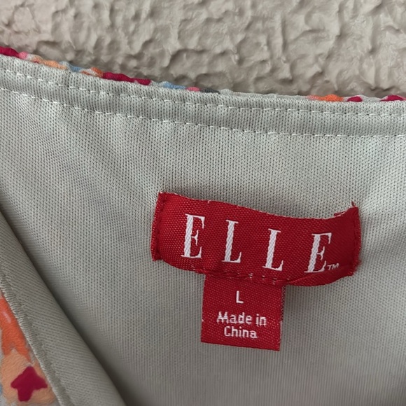 Women’s Elle Maxi Dress Floral Print Pink Blue Orange Spaghetti Straps, Large - Picture 4 of 8